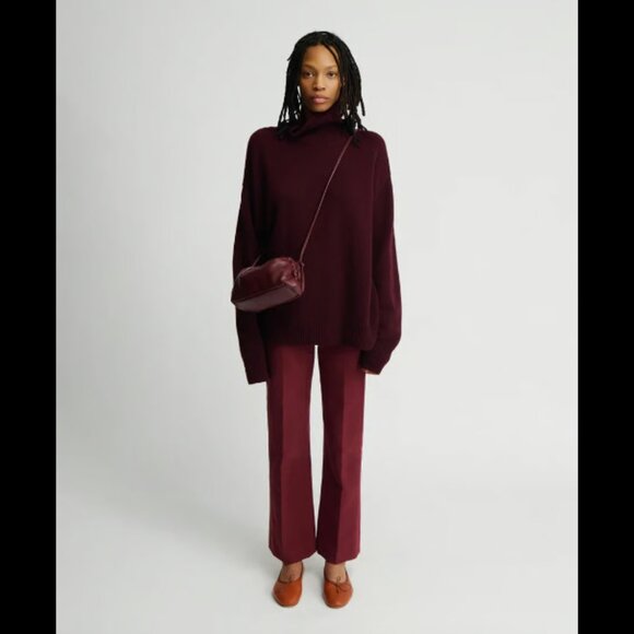 Mansur Gavriel Mini Cloud Clutch in Claret NWOT - Picture 9 of 9